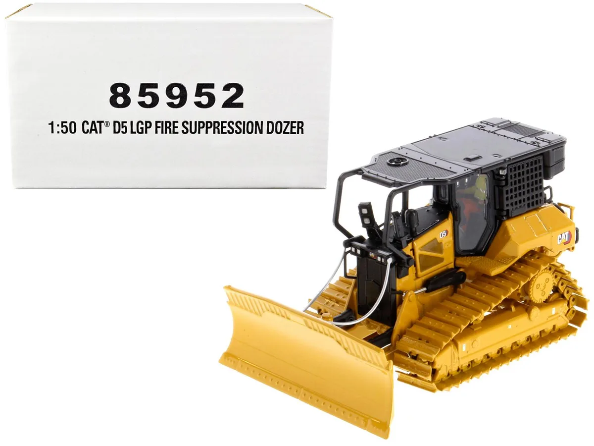 DieCast Masters DieCast Masters CAT D5 LGP Fire Dozer 1/50 High Line Series hobby collectible — product photo