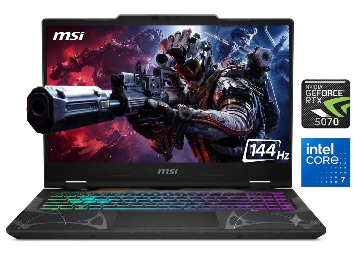 MSI MSI Cyborg AI gaming laptop 15.6" Core 7 240H RTX 5070 32GB 2TB — product photo