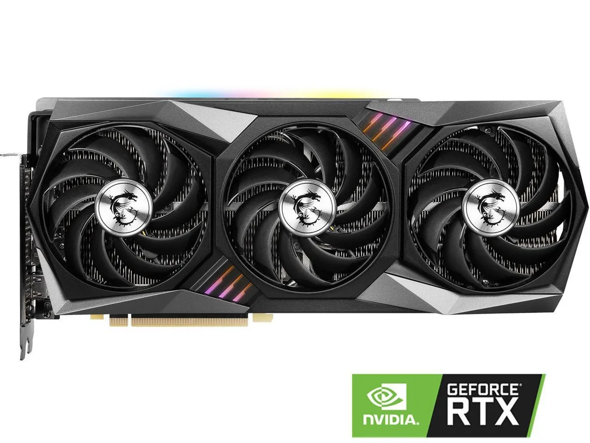 MSI MSI GeForce RTX 3080 GAMING X TRIO 10G graphics card — product photo