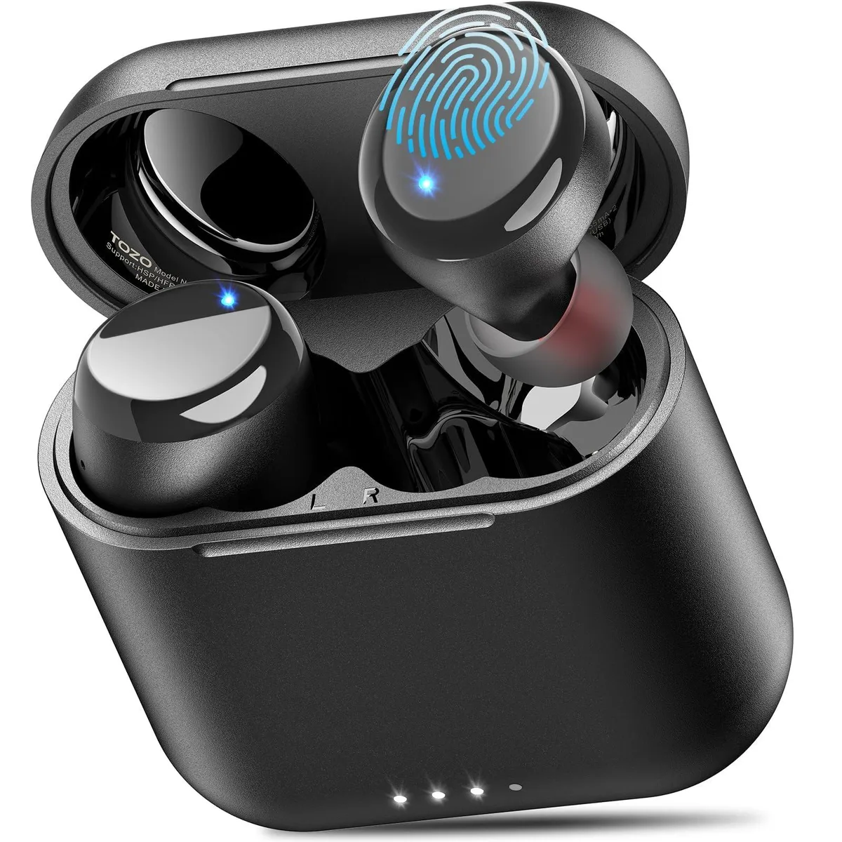 TOZO Store TOZO Store T6 2024 Gloss Black In-Ear Headphones — product photo