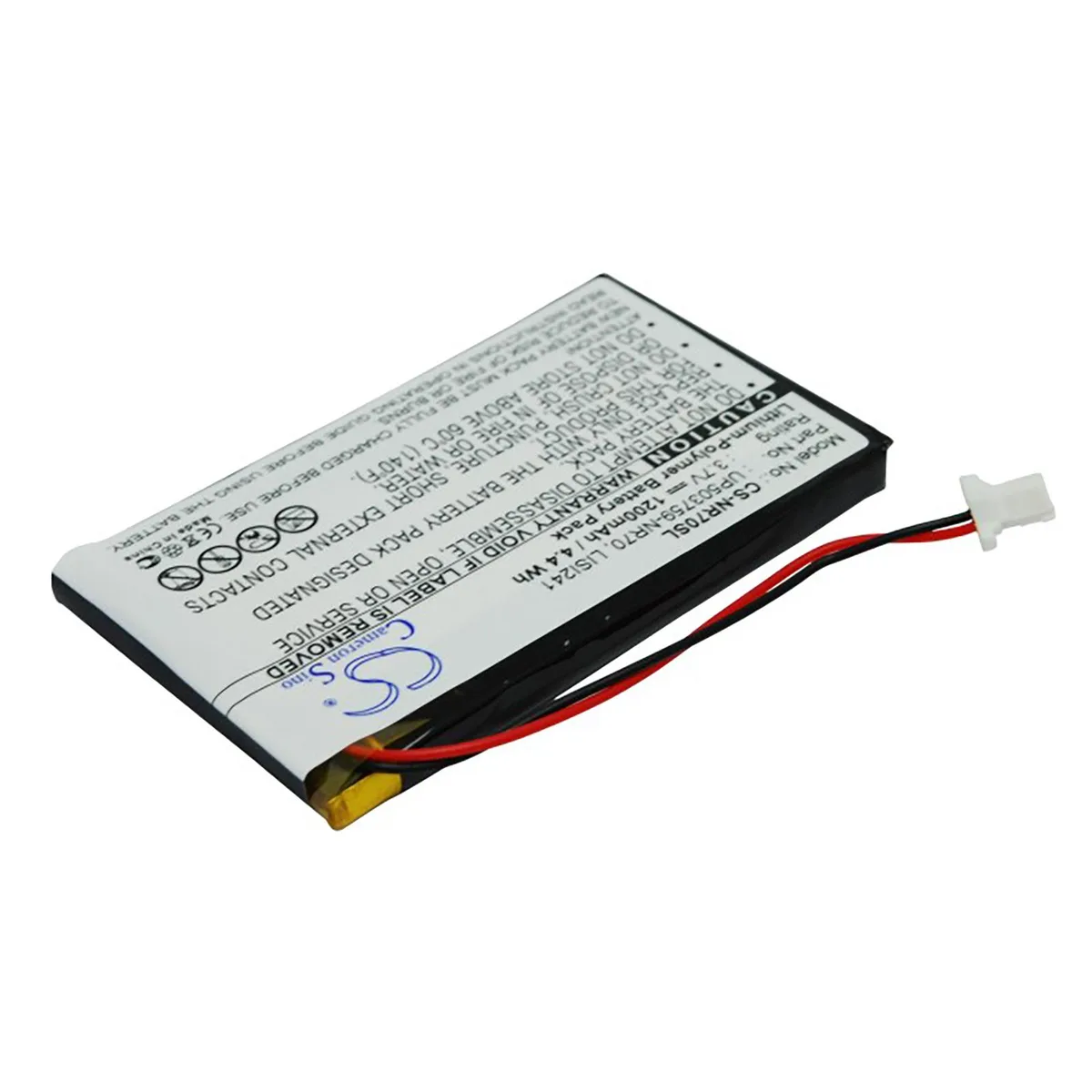 Cameron &amp; Co Cameron &amp; Co DS-CS-NR70SL 1.2 Ah Li-Polymer battery — product photo