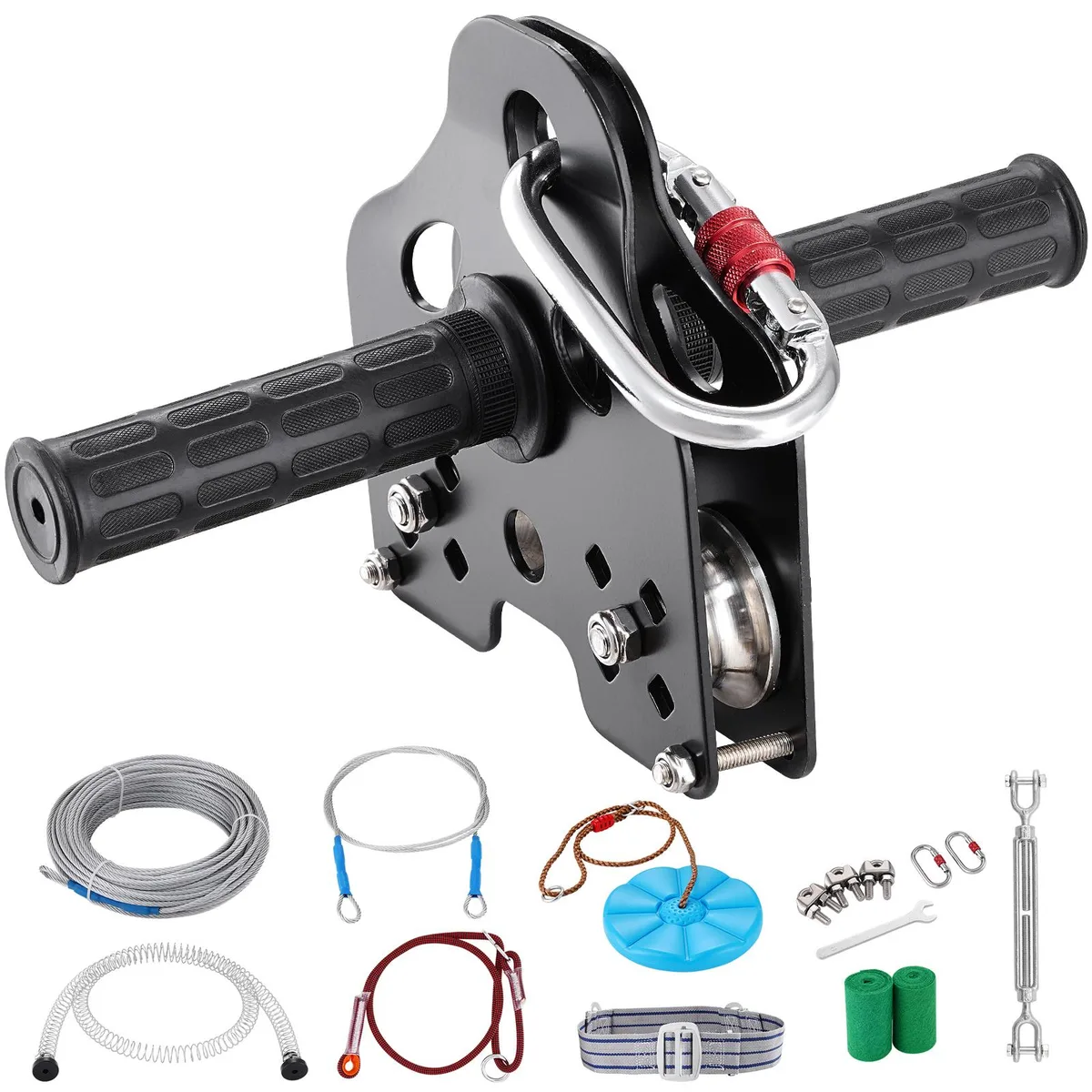 VEVOR VEVOR 120 ft Zipline Kit 330 lb Spring Brake — product photo
