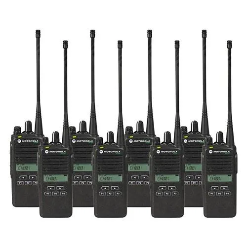 Motorola Motorola CP185-U 8-pack two-way radio — product photo