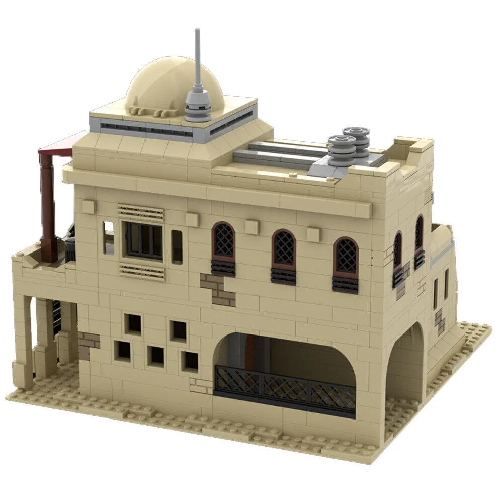 ZITIANYOUBUILD ZITIANYOUBUILD MOC-123093 Star Wars Mos Eisley Villa 1207 Parts Educational Building Set — product photo