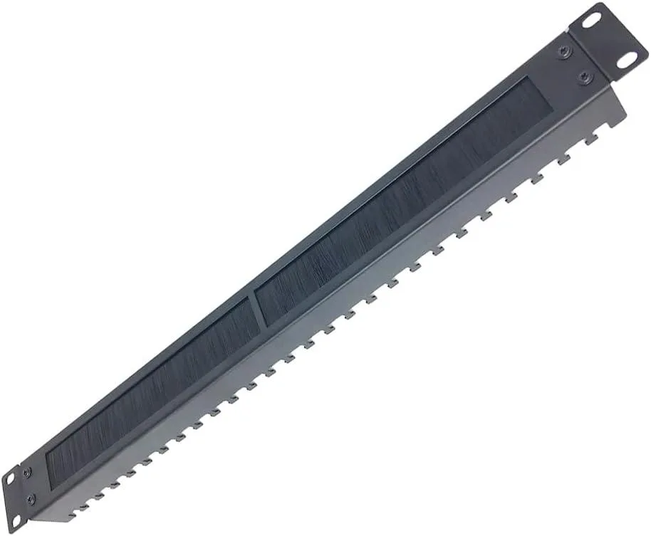 TAURKENAM TAURKENAM 1U Brush Cable Manager 19" Rack Panel — product photo