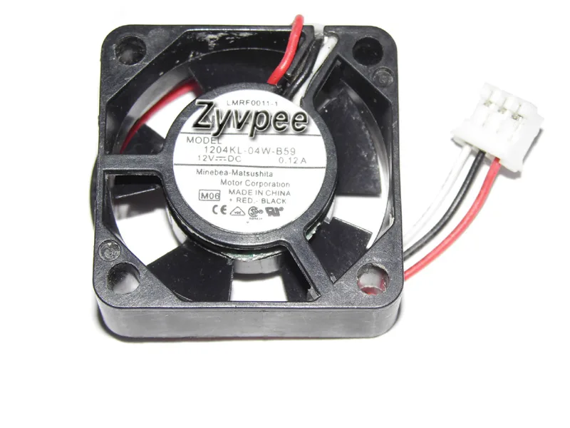 Zyvpee Zyvpee 1204KL-04W-B59 30x10mm 12V 3-pin case fan — product photo