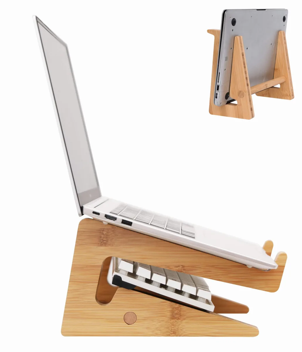  MOYUART 1 Bamboo Laptop Stand 13-17.7inch — product photo
