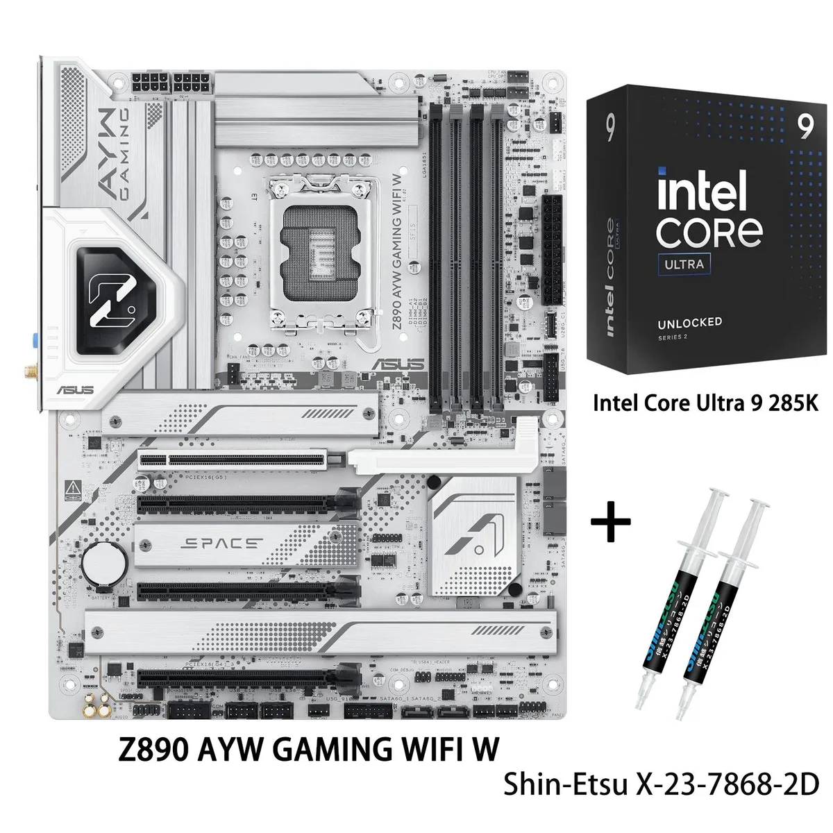 ASUS ASUS Z890 AYW GAMING WIFI W Intel motherboard — product photo