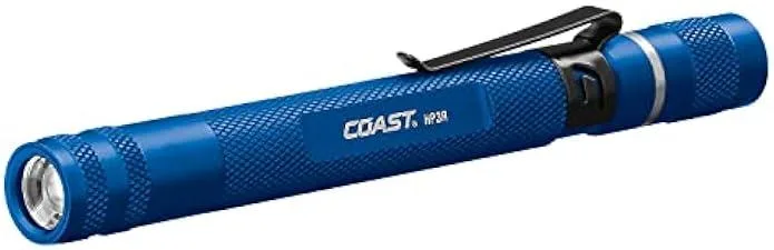TAURKENAM TAURKENAM 385 Lumen Rechargeable LED Penlight with Twist Focus, Blue — product photo