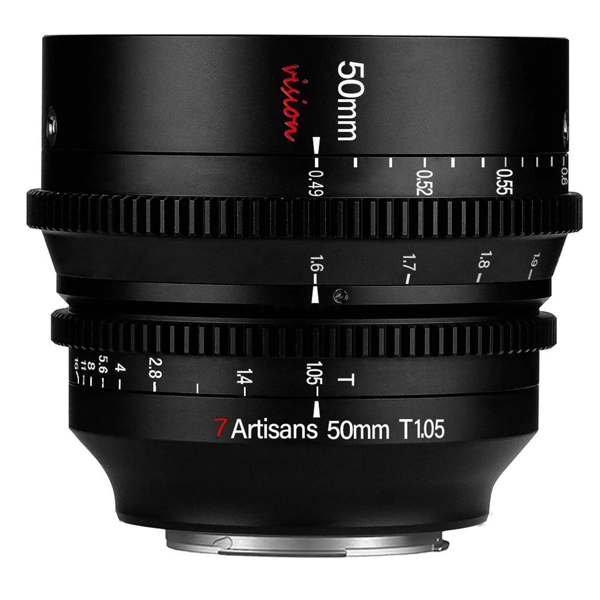 7artisans 7artisans 50mm T1.05 Vision Cine Lens for Canon RF Black — product photo