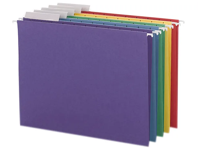 Smead Smead 64020 Hanging File Folders 11 pt Assorted Colors 25/Box — product photo