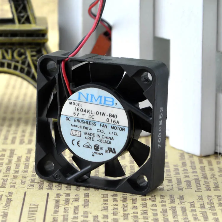 Fans Fans 1604KL-04W-B40Bearing 40mm 5V Double Ball case fan — product photo