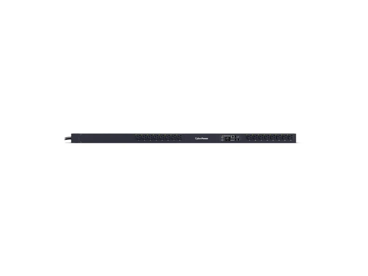 CyberPower CyberPower PDU41116 Switched PDU 100-120V 15A 16 Outlets 10ft NEMA 5-15P Vertical 0U SNMP — product photo
