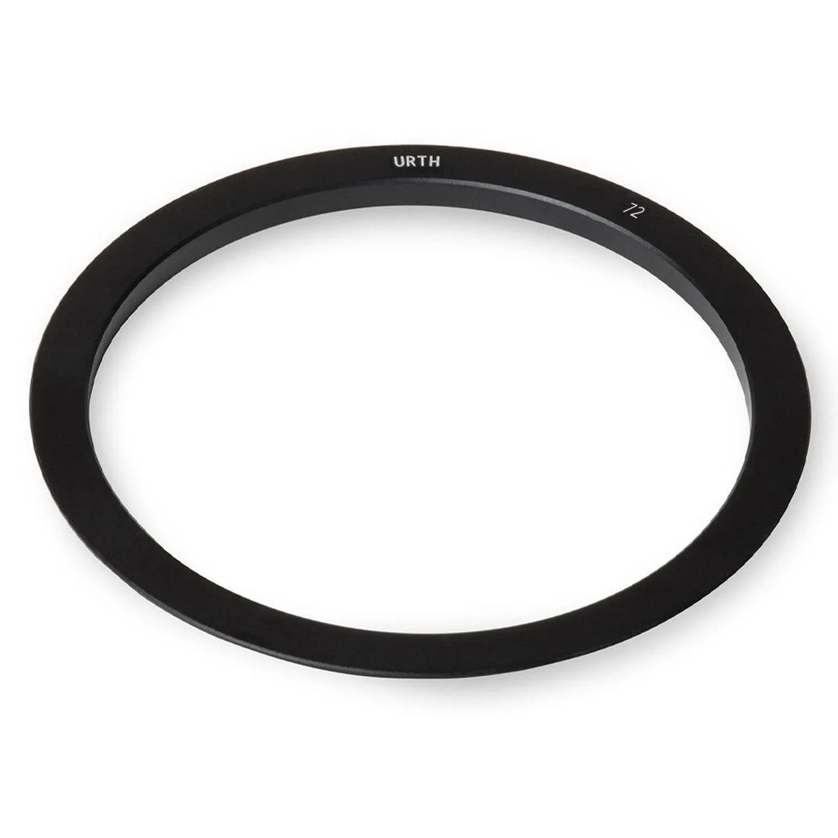 Matte black alloy adapter ring, 86 to 72 mm threads for 100 mm square filter holder