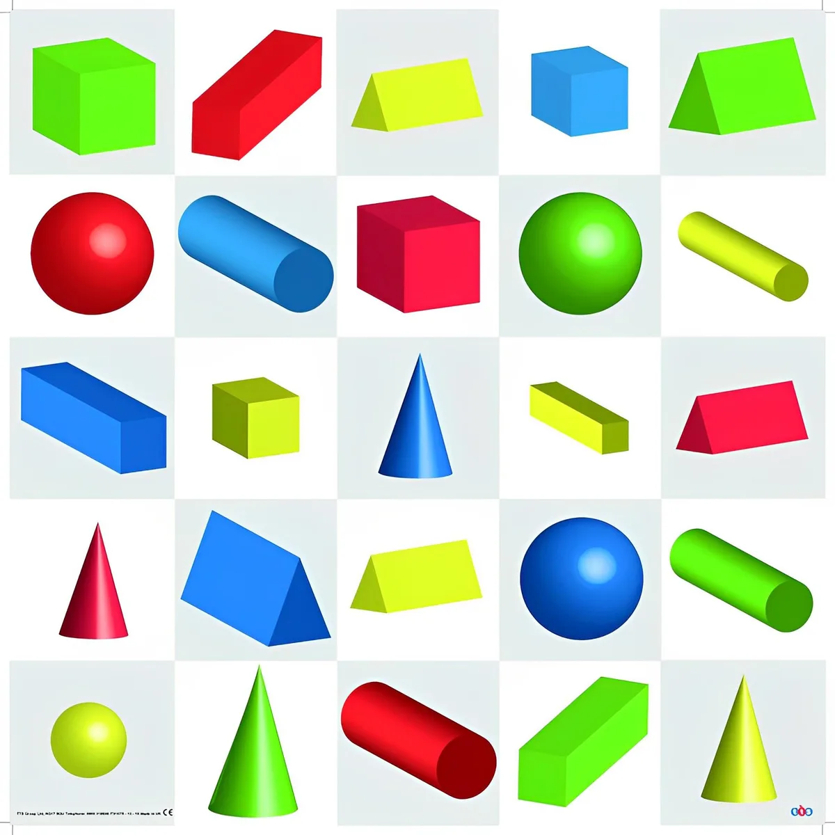 General Manufacturing General Manufacturing 3D Shapes Mat 75cm x 75cm IT01075 — product photo
