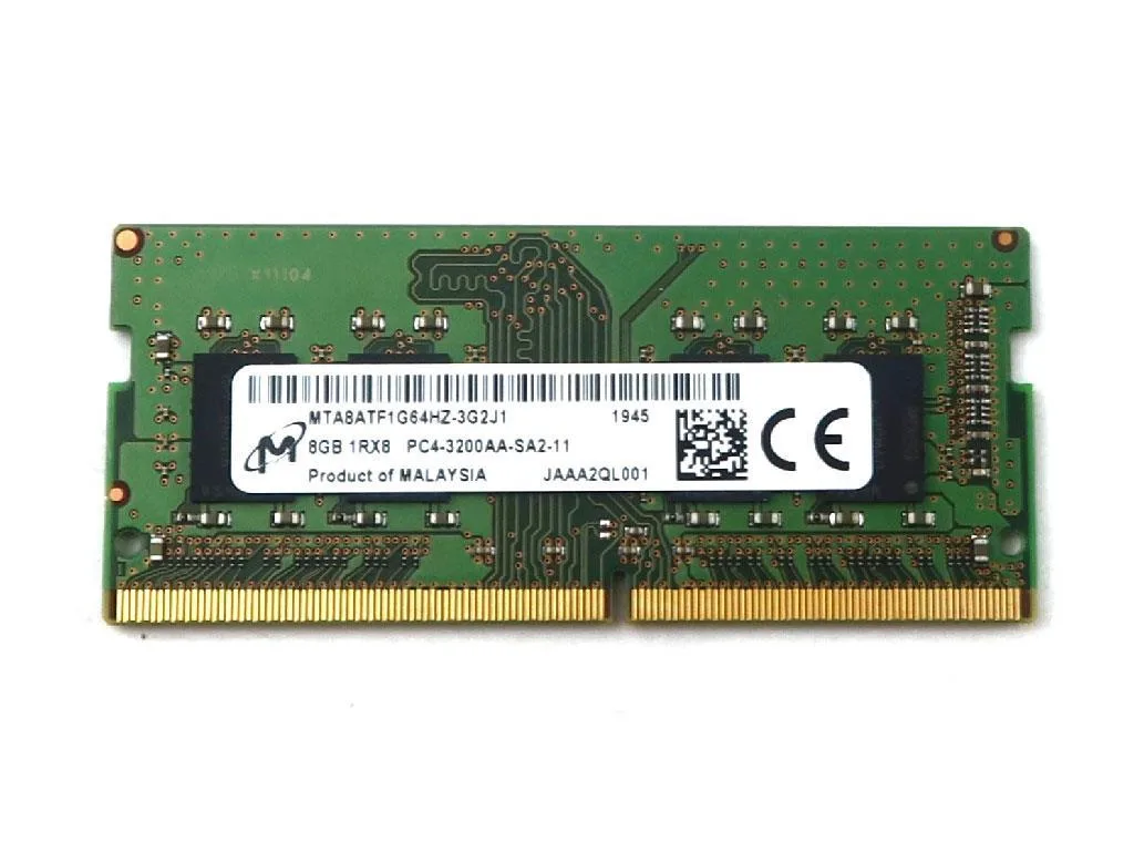 Micron Technology, Inc. Micron Technology, Inc. MTA8ATF1G64HZ-3G2J1_UA 8GB DDR4 SO-DIMM 3200MHz accessory — product photo