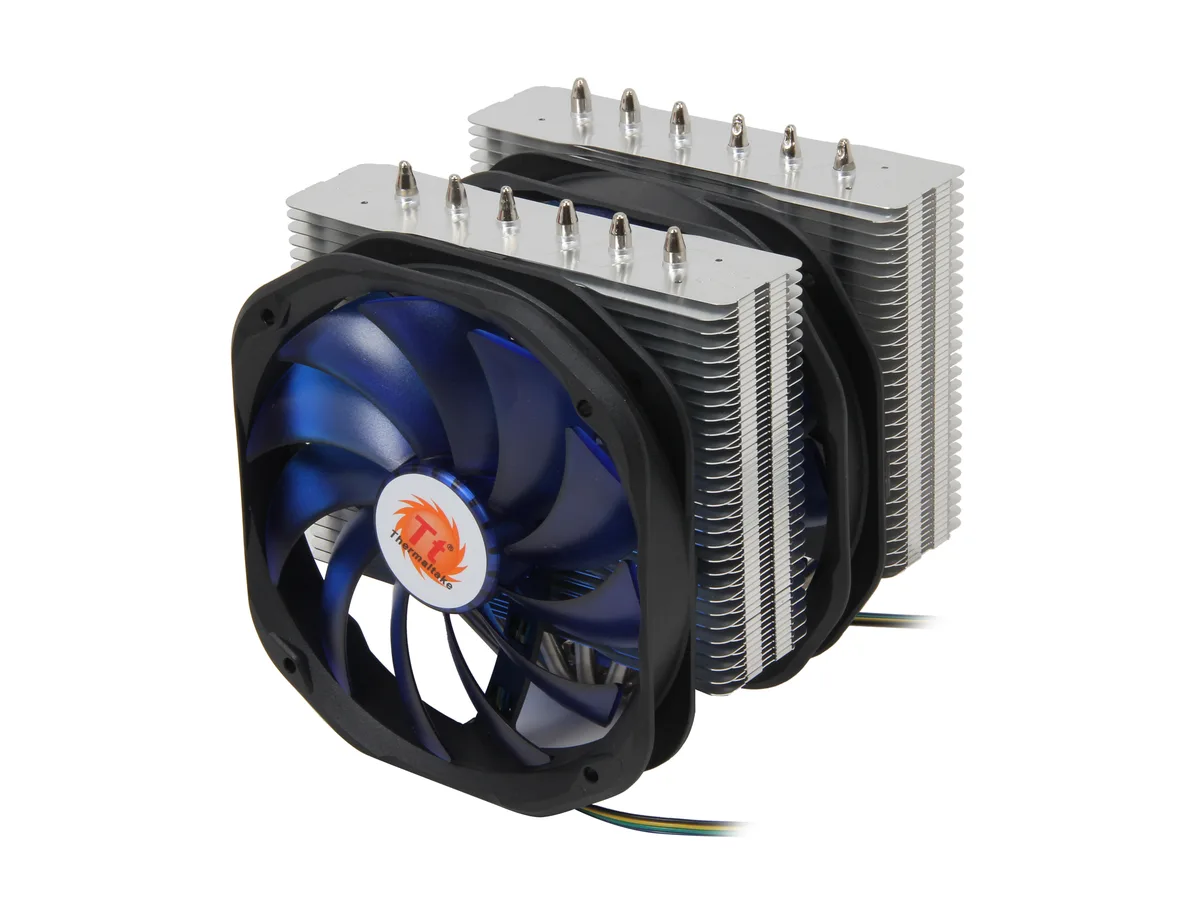 Thermaltake Thermaltake CLP0587 140mm CPU cooler dual tower 6 heatpipes 1200-1800 RPM 106.2 CFM — product photo