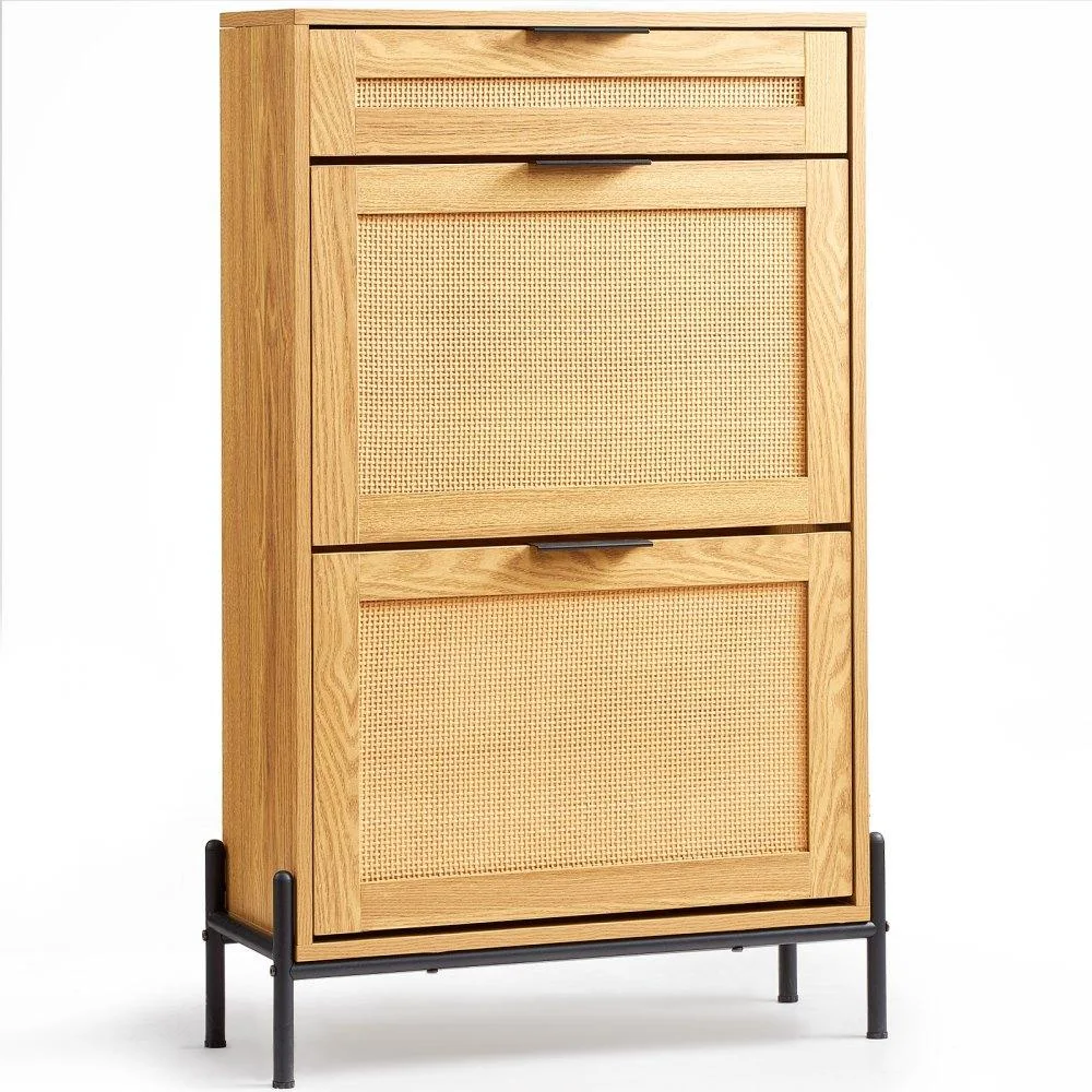 VEVOR VEVOR HZS005 Specialty Appliance Rattan Shoe Cabinet 647×263×1028 mm — product photo