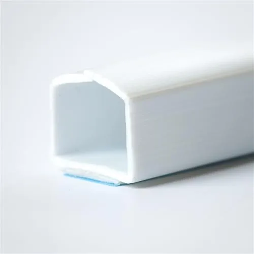 PREMIERE RACEWAY PRODUCTS PREMIERE RACEWAY PRODUCTS FWH-11411-4 cord cover 1/2" x 48" white 4 pieces — product photo