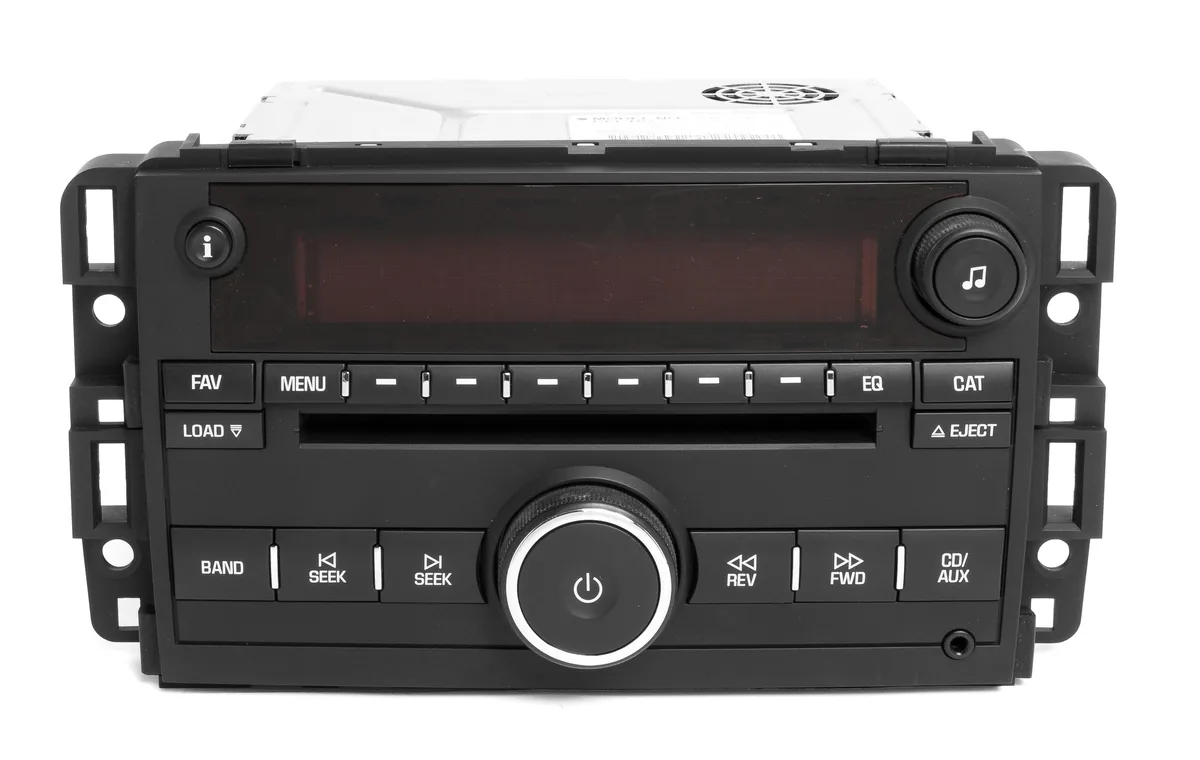 1 Factory Radio 1 Factory Radio 25827118 Receiver 2007-08 GMC Acadia AM FM MP3 6 Disc CD Aux — product photo