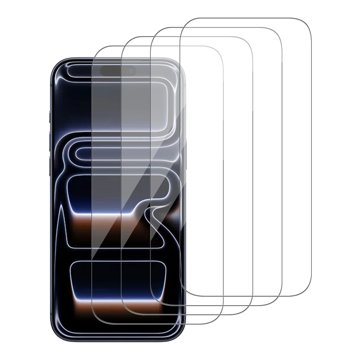  iCsapr 4 Pack Glass Screen Protector iPhone 17/17 Pro 6.3 inch — product photo