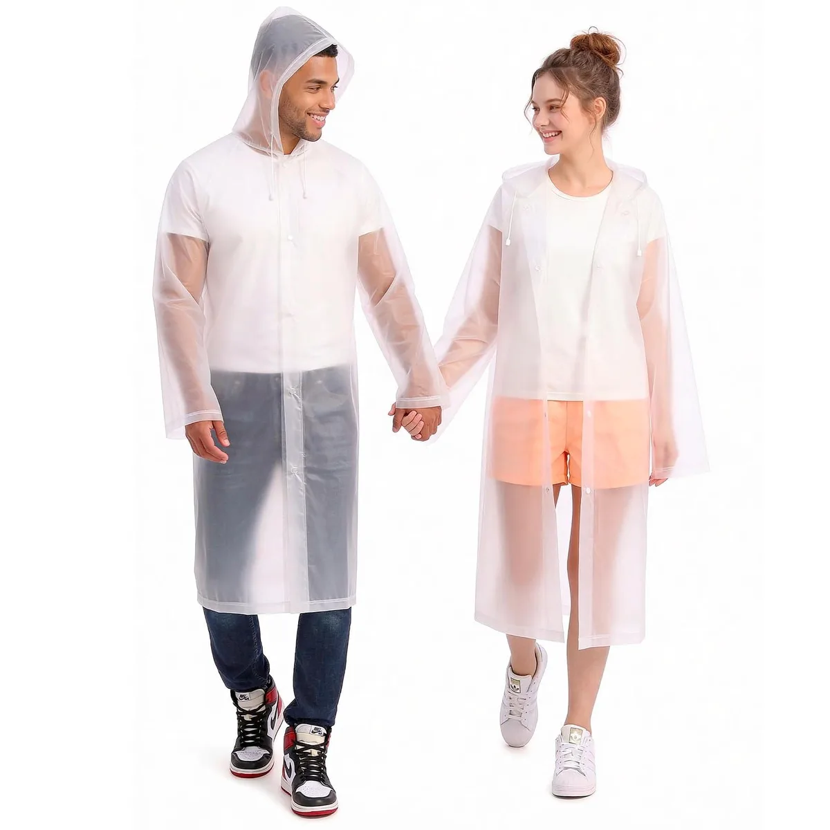 ZENO Rain Coat ZERAI7710 Transparent 2 Pack — product photo