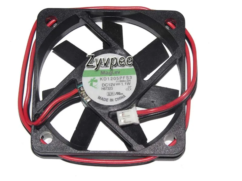Zyvpee Zyvpee KD1205PFS3 50x10mm 12V 1.1W 2-pin case fan — product photo