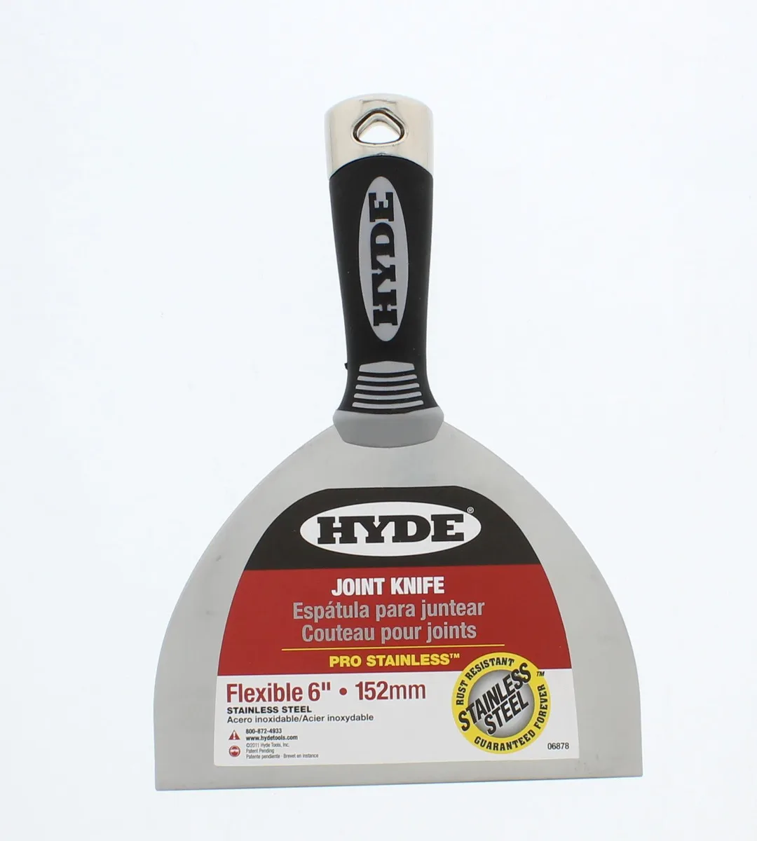 Hyde Tools Hyde 06878 Pro Stainless 6" Flex Joint Knife hand tool — product photo