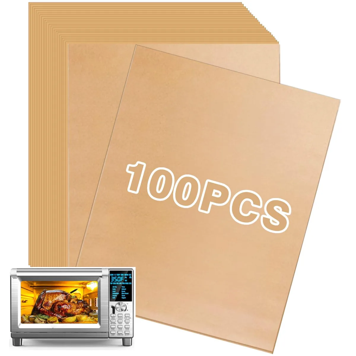  SIUDANGKA S078S01 100 parchment liners 12x12 in — product photo