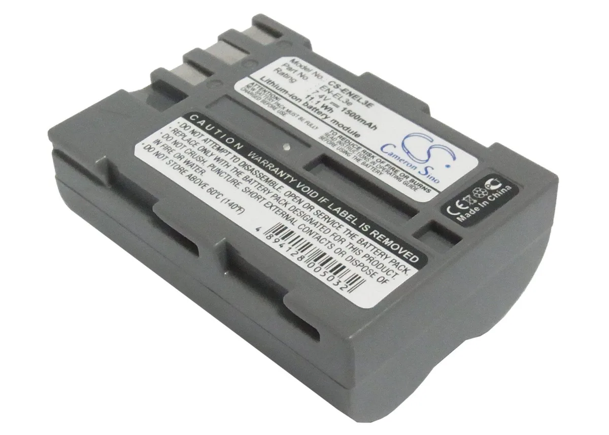  Cameron Sino EN-EL3e 1500mAh 11.1Wh Camera Battery — product photo