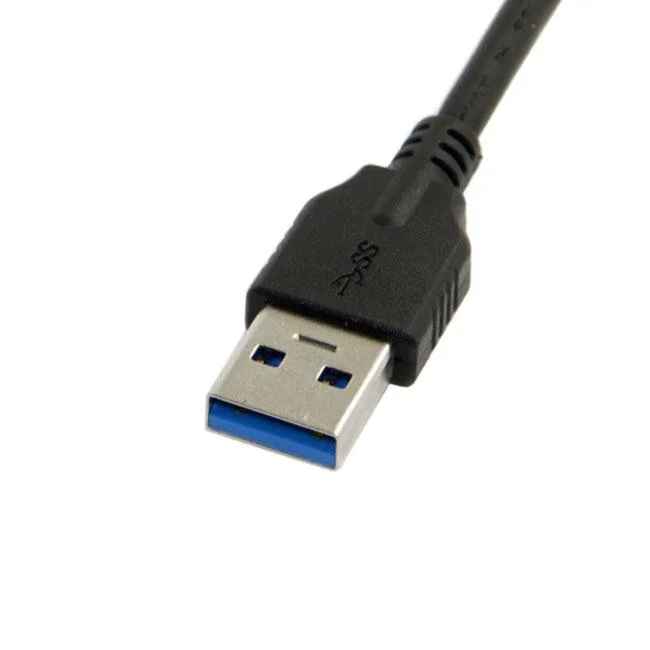 Cablecc Cablecc USB 3.1 Type-C Dual Screw Locking to USB 3.0 Panel Mount Cable 2.0m — product photo