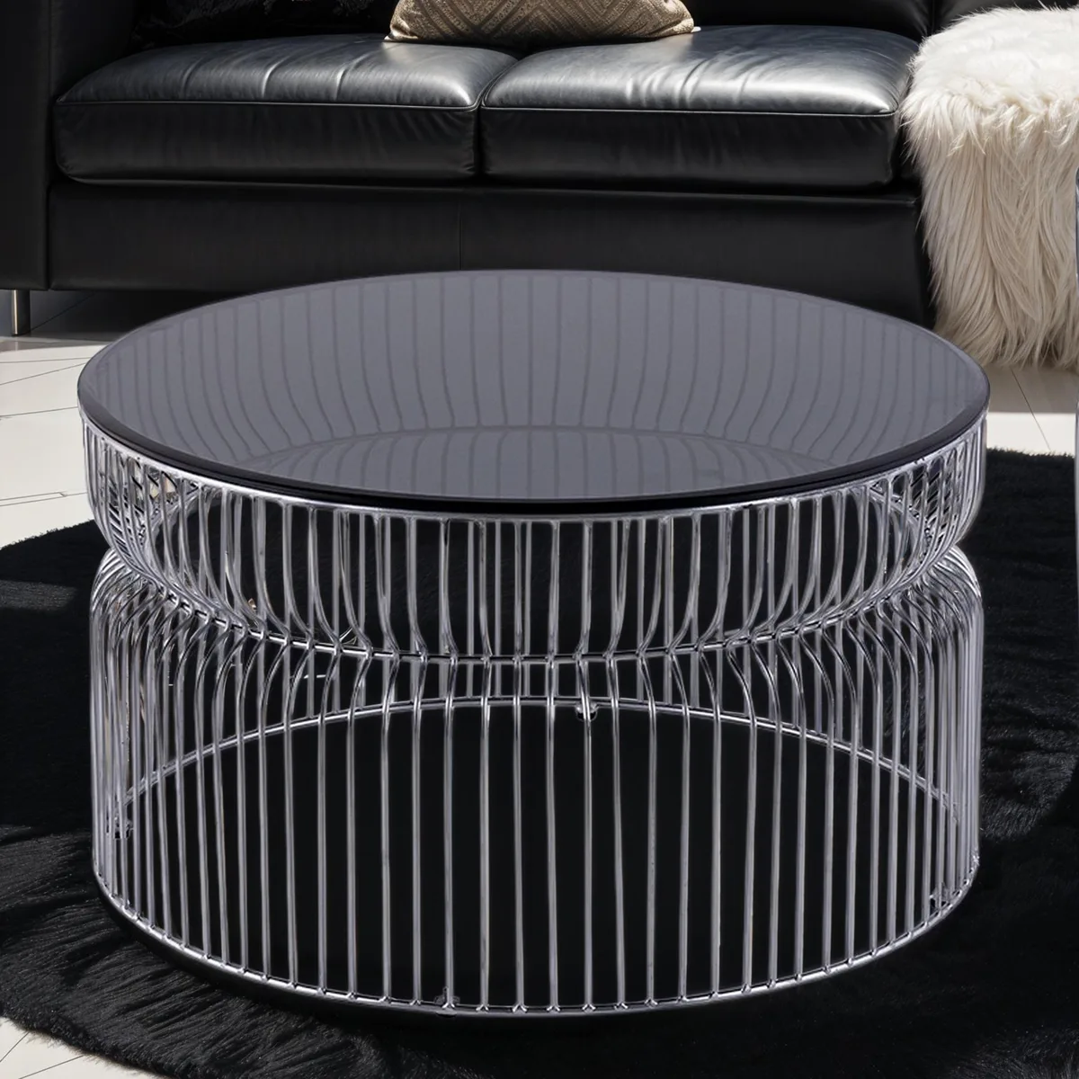 tuphen tuphen CT901 Chrome 30" Occasional Table — product photo