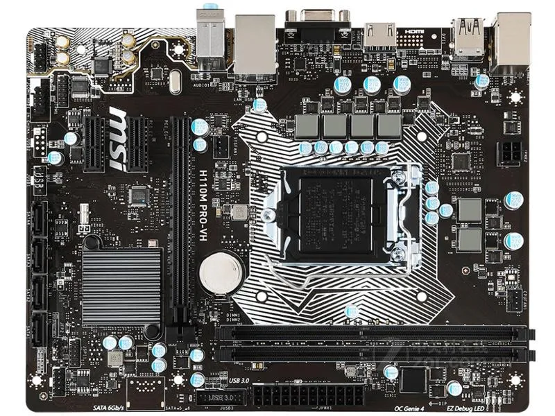 MSI MSI H110M PRO-VH LGA 1151 Intel H110 DDR4 32GB Micro ATX Motherboard — product photo