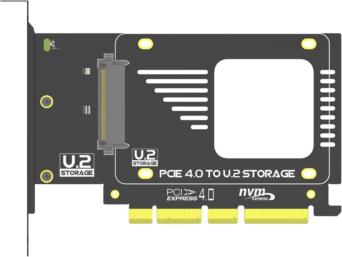JEYI JEYI U.2 SFF-8639 to PCIe 4.0 x4 adapter — product photo