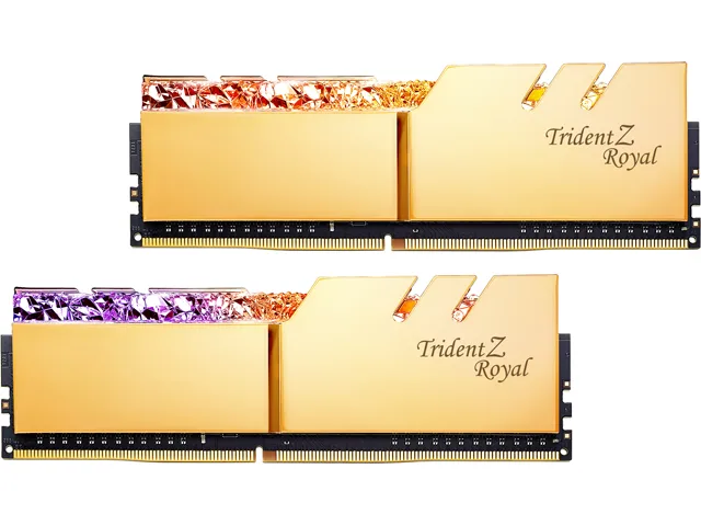 G.SKILL G.SKILL F4-4000C15D-16GTRG Trident Z Royal 16GB (2 x 8GB) DDR4 4000 CL15 desktop RAM — product photo