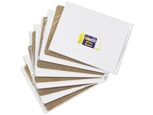 Chenille Kraft Chenille Kraft 9881-10 Dry-Erase Board Melamine 12 x 9 White 10/Set — product photo