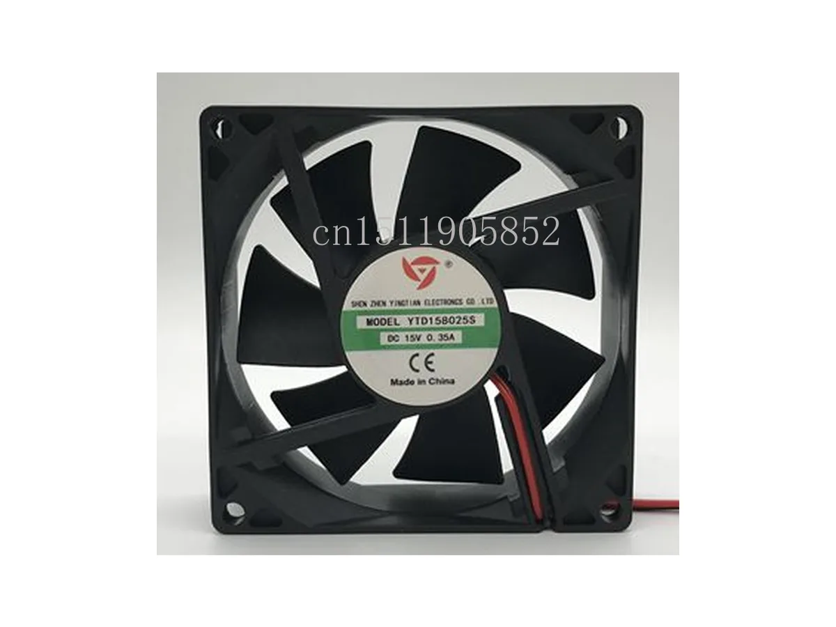 Fans Fans 15V 0.35A 80x80x25mm 2-wire case fan — product photo