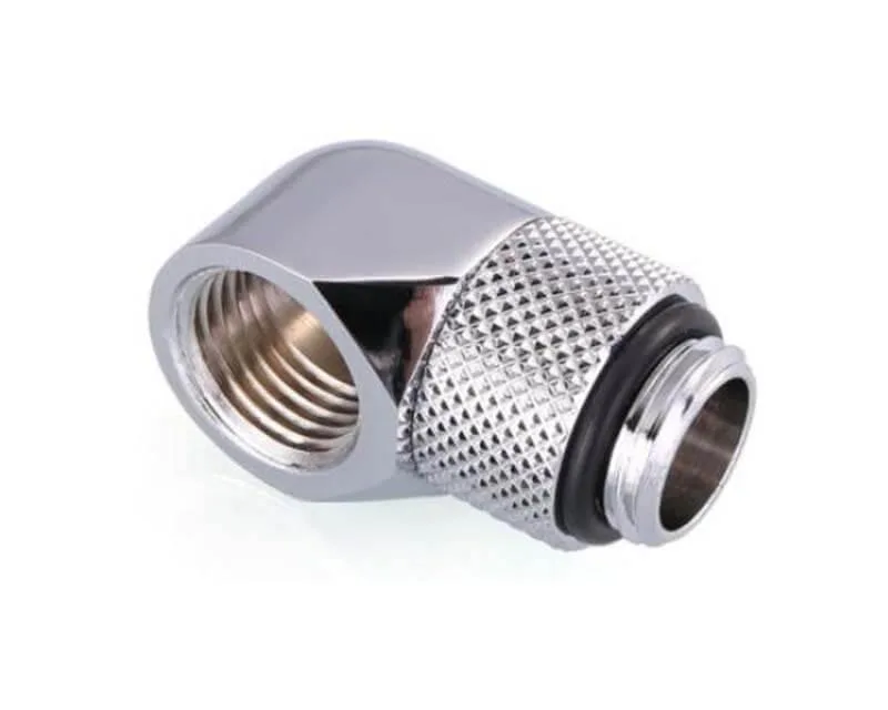 Bykski Bykski G 1/4 Male-Female 90° Rotary Elbow Fitting Silver — product photo