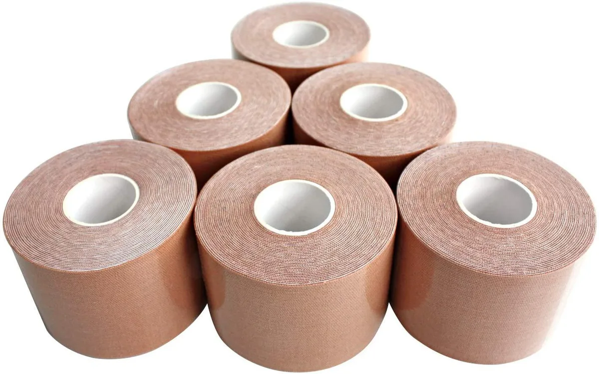 COMOmed COMOmed Kinesiology Tape 6 Rolls Skin 2 in x 16.5 ft — product photo