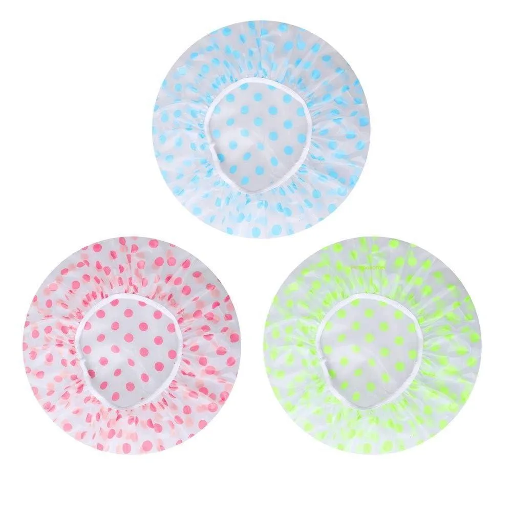 Pengxiaomei 267 Shower Cap Hat 3 Pack 27cm 10.6in — product photo