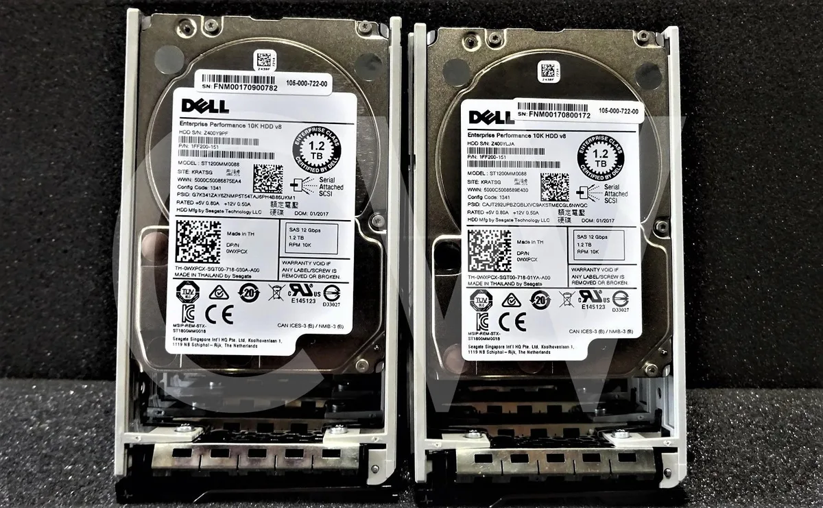 DELL DELL ST1200MM0088 1.2TB 10000RPM 12Gbps 2.5" SAS internal hard drive — product photo