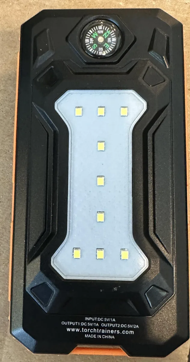Torch Torch Smart Solar Power Bank 12000 mAh with Compass — product photo