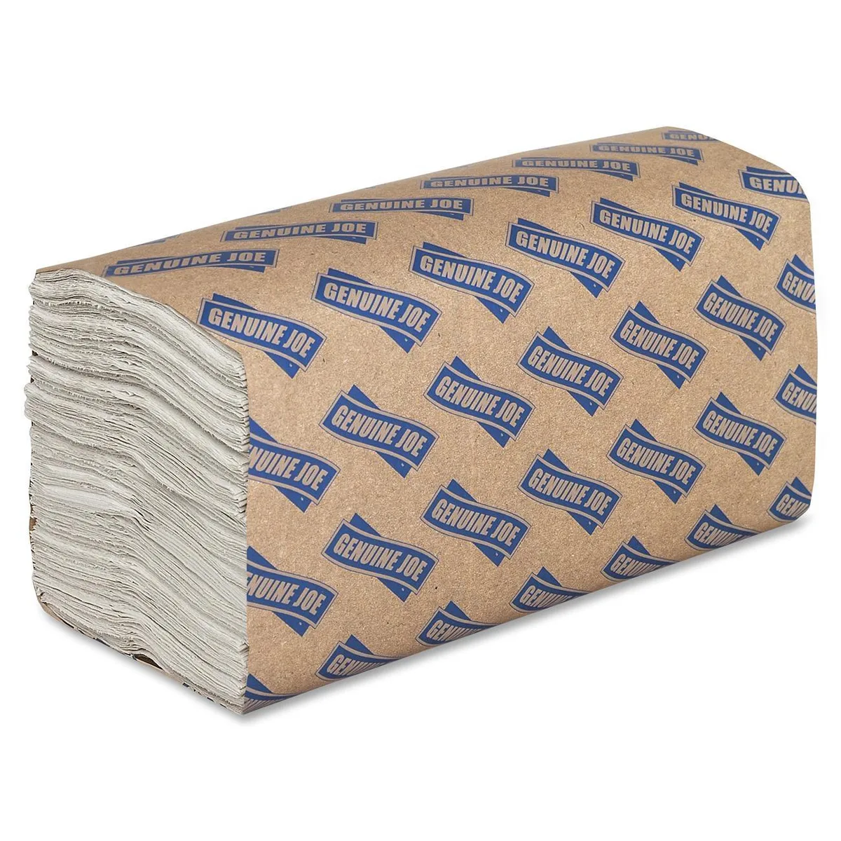 Genuine Joe Genuine Joe 21120 C-Fold Paper Towels 13" x 10" 1-Ply White 200/Pack — product photo