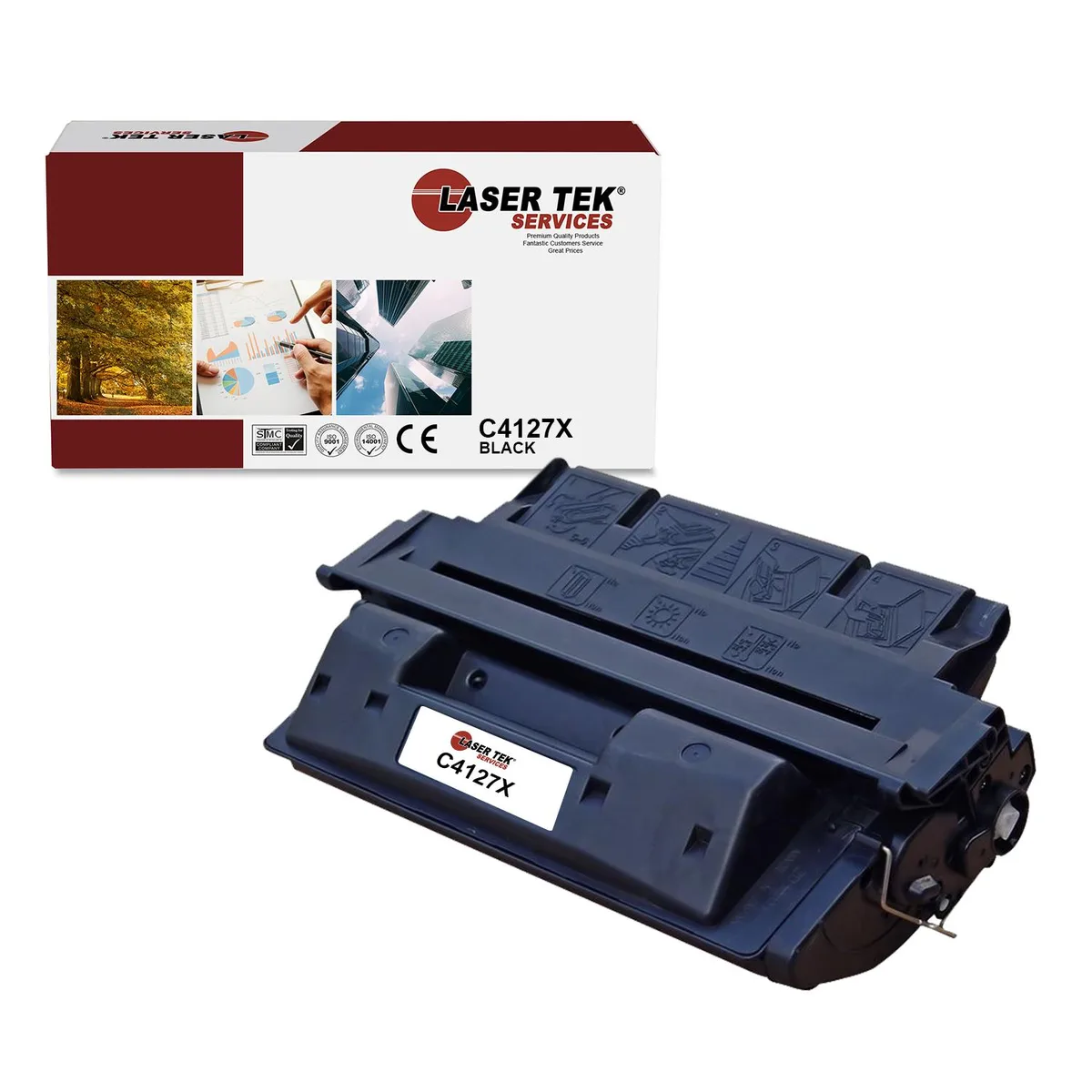 Laser Tek Services Laser Tek Services C4127X (27X) Black Toner Cartridge Single Pack — product photo