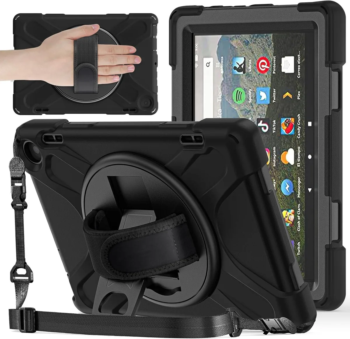 BONAEVER BONAEVER 8.0 inch Tablet Case 12th Gen 2022/2024 Black — product photo