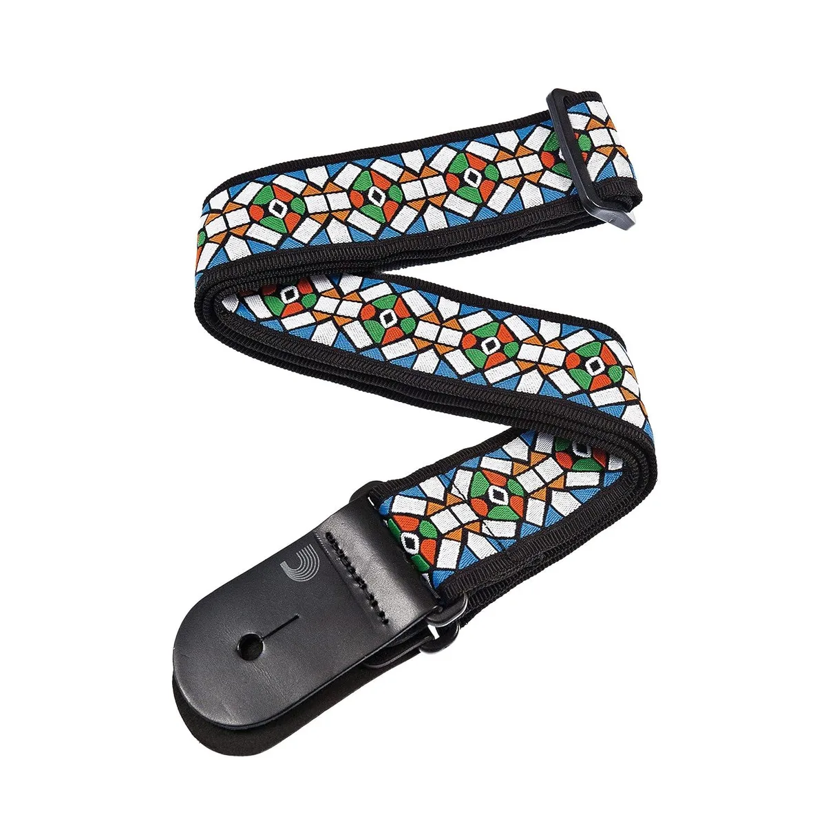 LORDWORLD 50 mm strap with stained-glass effect finish
