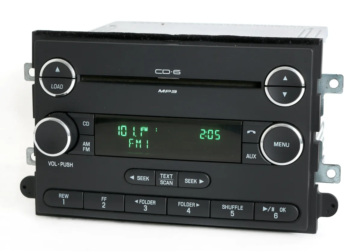 1 Factory Radio 1 Factory Radio 9E51-18C815-AA Chrome receiver — product photo