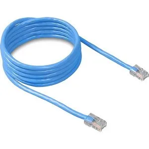 Belkin Belkin A3L781-01-BLU network ethernet cable Cat 5E 1 ft blue — product photo