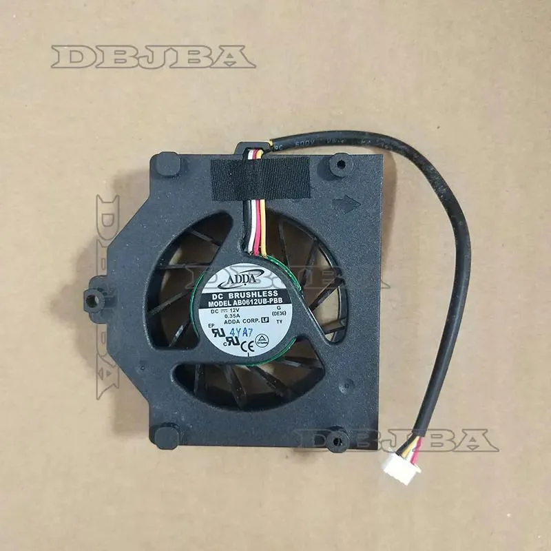 DBTLAP DBTLAP laptop cooling pad fan for ADDA AB0612UB-PBB Q200 12V .35A — product photo