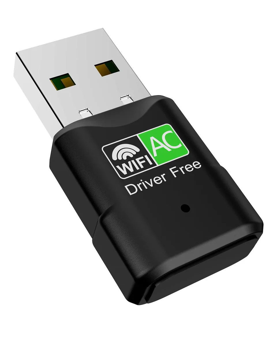  RENGOGA 5B07D USB Wi-Fi adapter 600Mbps dual band 2.4/5.8 GHz black — product photo